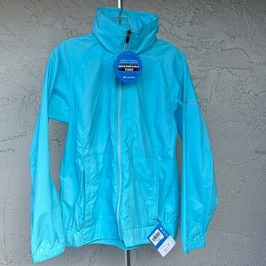 Sky Blue Columbia Rain/Wind Jacket